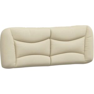 vidaXL Hovedgærdemadrass Creme 140 cm Stoff - Hovedgærde vidaXL Hovedgærdemadrass Creme 140 cm Stoff - Hovedgærde