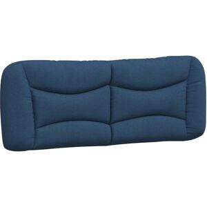 vidaXL Kussen Kopgedeelte Blauw - Kussen hoofddeel - 140 cm - Stof vidaXL Kussen Kopgedeelte Blauw - Kussen hoofddeel - 140 cm - Stof