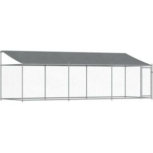 vidaXL Dog Cage 6x2x2 m Outdoor Steel Kennel - Dog House vidaXL Dog Cage 6x2x2 m Outdoor Steel Kennel - Dog House