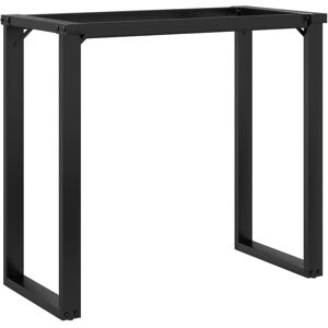 vidaXL Black Cast Iron O-Shape Dining Table Legs - Dining Table vidaXL Black Cast Iron O-Shape Dining Table Legs - Dining Table