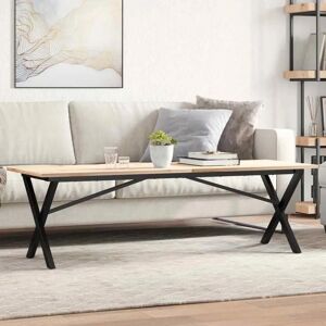 vidaXL Black Cast Iron X-shaped Coffee Table Legs - Coffee Table Legs vidaXL Black Cast Iron X-shaped Coffee Table Legs - Coffee Table Legs