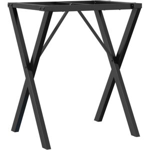 vidaXL X-shaped dining table legs - 60x40x73 cm Cast Iron Black vidaXL X-shaped dining table legs - 60x40x73 cm Cast Iron Black