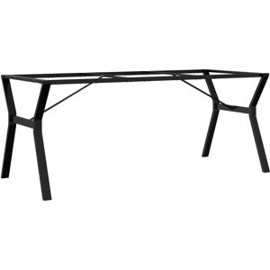 vidaXL Black Y-Frame Steel Dining Table Legs - Dining Table Legs vidaXL Black Y-Frame Steel Dining Table Legs - Dining Table Legs