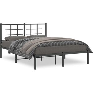 vidaXL 355562 Bettgestell - Metall, Schwarz, 140x200cm vidaXL 355562 Bettgestell - Metall, Schwarz, 140x200cm