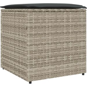 vidaXL Outdoor Storage Box - Weatherproof Synthetic Rattan, 50x50x50 cm vidaXL Outdoor Storage Box - Weatherproof Synthetic Rattan, 50x50x50 cm