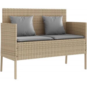 VidaXL Udendørs Bænk - Opbevaringsplads, UV-resistent, Beige VidaXL Udendørs Bænk - Opbevaringsplads, UV-resistent, Beige