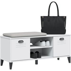 vidaXL Shoe Bench VIKEN White - Shoe Storage - Shoe Bench vidaXL Shoe Bench VIKEN White - Shoe Storage - Shoe Bench