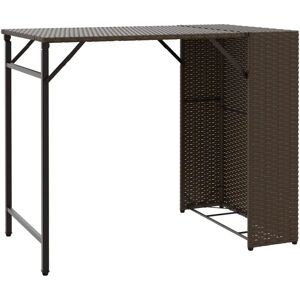 vidaXL 365945 outdoor furniture set - Garden Dining Set Foldable Brown Poly Rattan vidaXL 365945 outdoor furniture set - Garden Dining Set Foldable Brown Poly Rattan