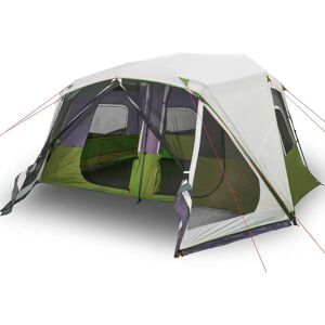 vidaXL Camping Tent with LED Light Portable Dome Tent Lightweight Tent Blue vidaXL Camping Tent with LED Light Portable Dome Tent Lightweight Tent Blue