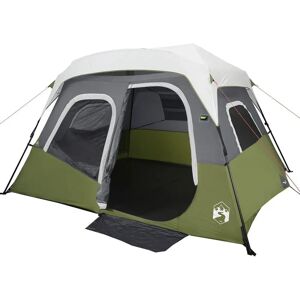 vidaXL Tenda de Camping Familiar com Luzes de LED - À prova d'água, Fácil de montar vidaXL Tenda de Camping Familiar com Luzes de LED - À prova d'água, Fácil de montar