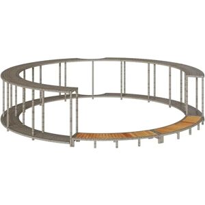 vidaXL Enceinte pour Spa avec Rangement et Marches en Bois - Type Spa vidaXL Enceinte pour Spa avec Rangement et Marches en Bois - Type Spa