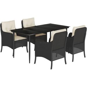 vidaXL Gartentisch-Set - 5-teilig mit Kissen - Gartenmöbel vidaXL Gartentisch-Set - 5-teilig mit Kissen - Gartenmöbel
