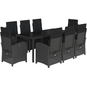 Vidaxl Garden Dining Set - 9 Piece with Cushions Vidaxl Garden Dining Set - 9 Piece with Cushions