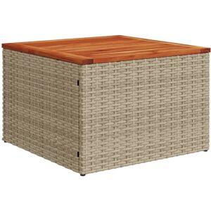 vidaXL Tuin Tafel Beige Bruin - Buiten Tafel vidaXL Tuin Tafel Beige Bruin - Buiten Tafel