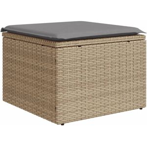 VidaXL Poef - Beige - Tuinstoel VidaXL Poef - Beige - Tuinstoel
