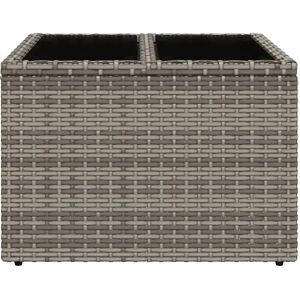 vidaXL 366120 outdoor table - Garden Table with Glass Top vidaXL 366120 outdoor table - Garden Table with Glass Top