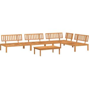 VidaXL 3209430 Terrassensofa - Langlebiges Akazienholz - Modulares Gartenset VidaXL 3209430 Terrassensofa - Langlebiges Akazienholz - Modulares Gartenset