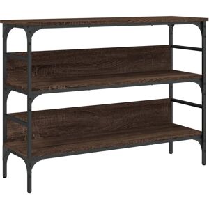 vidaXL Brown Oak Console Table - End Table for Living Room & Hallway vidaXL Brown Oak Console Table - End Table for Living Room & Hallway