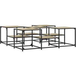 vidaXL Sonoma Oak 121x121x40 cm Coffee Table - Wood vidaXL Sonoma Oak 121x121x40 cm Coffee Table - Wood