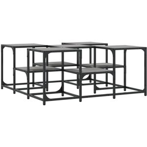 vidaXL Grey Sonoma Coffee Table - 91x91x40 cm - Engineered Wood vidaXL Grey Sonoma Coffee Table - 91x91x40 cm - Engineered Wood