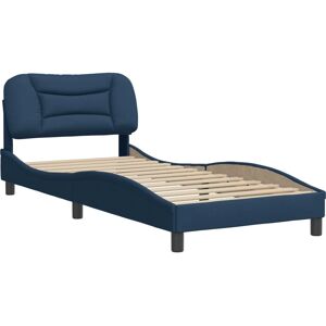 VidaXL 3207799 Bettgestell - Blau, 200x200 cm, Modernes Design VidaXL 3207799 Bettgestell - Blau, 200x200 cm, Modernes Design