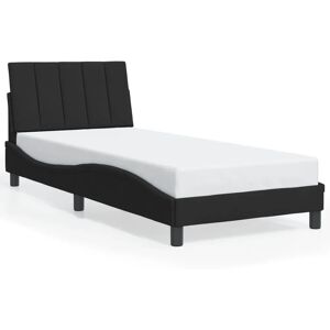 vidaXL Bettgestell - Schwarz Samt, 80x200 cm - Bettgestell vidaXL Bettgestell - Schwarz Samt, 80x200 cm - Bettgestell