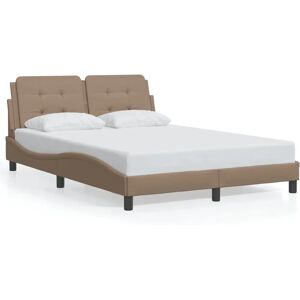 vidaXL 3208181 Bettgestell - Cappuccino - Kunstleder - Bett vidaXL 3208181 Bettgestell - Cappuccino - Kunstleder - Bett