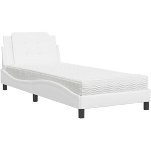 vidaXL Bett - Kunstleder, Modernes Bogenlatten-Design - Bett vidaXL Bett - Kunstleder, Modernes Bogenlatten-Design - Bett