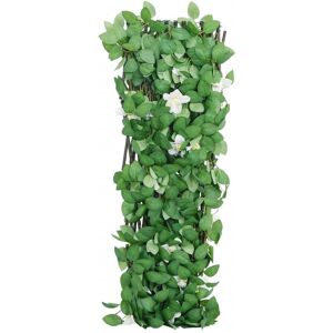 vidaXL Artificial Ivy Trellis Expandable Privacy Fence Screen Green - Privacy Fence Screen vidaXL Artificial Ivy Trellis Expandable Privacy Fence Screen Green - Privacy Fence Screen
