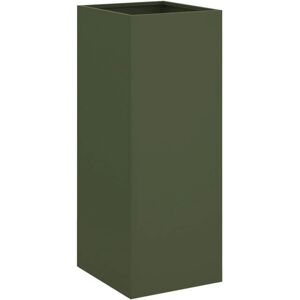 vidaXL Garden Planter Olive Green 32x29x75 cm - Garden Planter vidaXL Garden Planter Olive Green 32x29x75 cm - Garden Planter