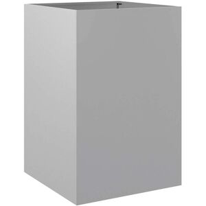 vidaXL Silver Garden Planter - 52x48x75 cm - Planter vidaXL Silver Garden Planter - 52x48x75 cm - Planter