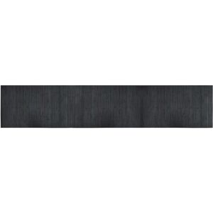 VidaXL Grey Bamboo Rug 60x300cm - Durable & Easy To Clean VidaXL Grey Bamboo Rug 60x300cm - Durable & Easy To Clean