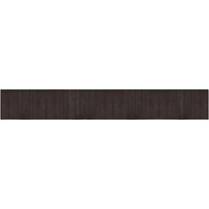 vidaXL Bamboo Dark Brown Rectangular Rug 60x400 cm - Floor Mat vidaXL Bamboo Dark Brown Rectangular Rug 60x400 cm - Floor Mat