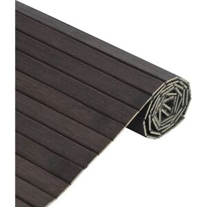 vidaXL Rug 60x500cm Dark Brown Bamboo - Rug, Floor Mat, Hallway Mat vidaXL Rug 60x500cm Dark Brown Bamboo - Rug, Floor Mat, Hallway Mat