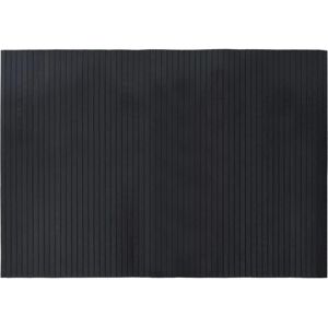 vidaXL Black 70x100cm Bamboo Area Rug - Durable & Anti-slip vidaXL Black 70x100cm Bamboo Area Rug - Durable & Anti-slip