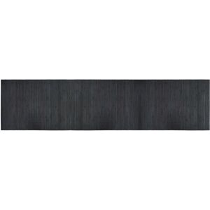 vidaXL Model 70 x 300 cm Bamboo Rug - Grey, Anti-slip, Water-resistant vidaXL Model 70 x 300 cm Bamboo Rug - Grey, Anti-slip, Water-resistant