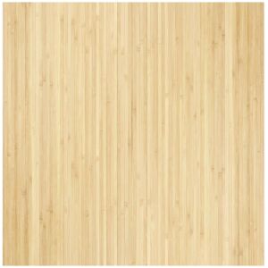 vidaXL 100x100 cm Natural Bamboo Rug - Durable, Non-slip, Neutral Tones vidaXL 100x100 cm Natural Bamboo Rug - Durable, Non-slip, Neutral Tones