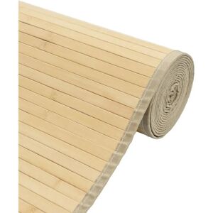 vidaXL Bamboo Rug 60x500 cm - Natural Light - Rug vidaXL Bamboo Rug 60x500 cm - Natural Light - Rug