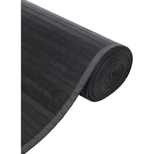 vidaXL Teppich Rechteckig Grau 60x500 cm Bambus - Teppich vidaXL Teppich Rechteckig Grau 60x500 cm Bambus - Teppich