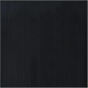 vidaXL Bamboo Rug 100x100 cm Square Black vidaXL Bamboo Rug 100x100 cm Square Black