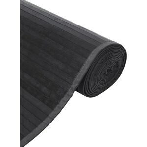 vidaXL Bamboo Grey 100x400cm Rectangular Rug - Durable & Natural vidaXL Bamboo Grey 100x400cm Rectangular Rug - Durable & Natural