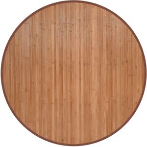 Tapis rond en bambou naturel vidaXL - 100cm Tapis rond en bambou naturel vidaXL - 100cm