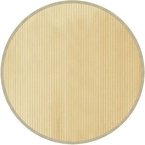 vidaXL Runde Naturbambus-Teppich - 100 cm - Teppich vidaXL Runde Naturbambus-Teppich - 100 cm - Teppich