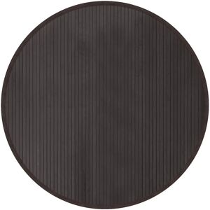 vidaXL Round Dark Brown Bamboo Rug - Floor Mat, 100cm vidaXL Round Dark Brown Bamboo Rug - Floor Mat, 100cm