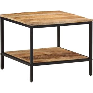 vidaXL Coffee Table 55x55x45 cm Rustic Mango Wood - Coffee Table vidaXL Coffee Table 55x55x45 cm Rustic Mango Wood - Coffee Table