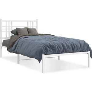vidaXL 376367 Stalen Bedframe met hoofdbord - Bedframe vidaXL 376367 Stalen Bedframe met hoofdbord - Bedframe
