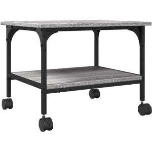 vidaXL Printer Stand 2-Tier Grey Sonoma - Printer Stand vidaXL Printer Stand 2-Tier Grey Sonoma - Printer Stand