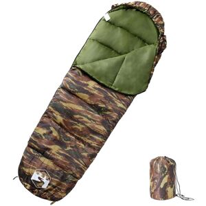 vidaXL Mummy Sleeping Bag for Adults - Green - 3 Seasons vidaXL Mummy Sleeping Bag for Adults - Green - 3 Seasons