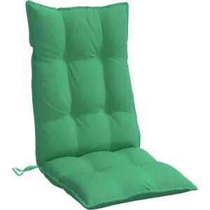 Vidaxl Cojines de silla con respaldo alto - Tela Oxford verde - 2 uds Vidaxl Cojines de silla con respaldo alto - Tela Oxford verde - 2 uds