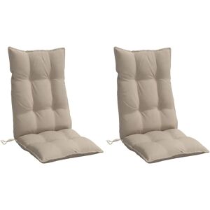 vidaXL Hoge rugkussens - Oxford stof - 2 stuks vidaXL Hoge rugkussens - Oxford stof - 2 stuks